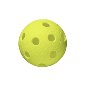 (Gul) Floorball bold  - Unihoc CRATER ball - IFF godkendt (1 stk.)